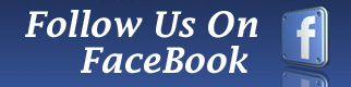 Follow us on FaceBook logo